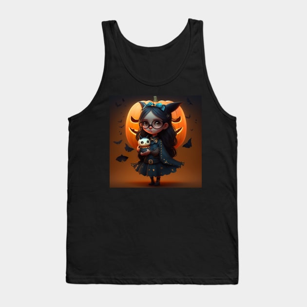 Adorable Trick-or-Treater Tank Top by FashionPulse